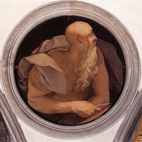 Jacopo Pontormo St John the Evangelist oil painting image